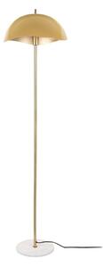 Lampa stojąca w musztardowo-złotym kolorze z metalowym kloszem (wysokość 154 cm) Waved – Leitmotiv