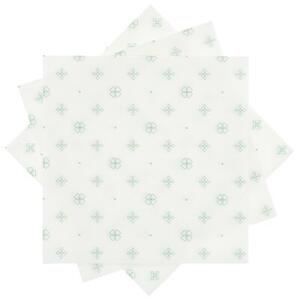 Serwetki papierowe DUKA CELEBRATE 20 szt. 33x33 cm białe zielone