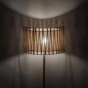 Lampa podłogowa TK Lighting HARMONY SABIA JUTA 16199 – stylowa lampa stojąca do salonu, naturalny design