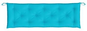Poduszki na ławki ogrodowe, 2 szt., turkusowe, 150x50x7 cm
