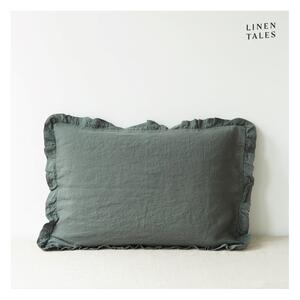Lniana poszewka na poduszkę 40x60 cm Forest Green – Linen Tales