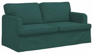 Nowoczesna modularna kanapa w ciemnozielonym kolorze z ergonomicznym designem