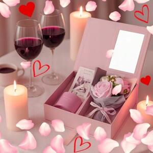 Flowerbox Róże Mydlane Bukiet Zestaw Prezentowy Dyfuzor Zapachowy Patyczki