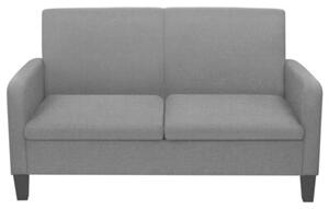 Kanapa 2-osobowa, ciemnoszara, 135x65x76 cm