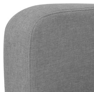 Kanapa 2-osobowa, ciemnoszara, 135x65x76 cm