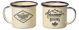 Beżowe metalowe kubki zestaw 2 szt. 150 ml – Gentlemen's Hardware