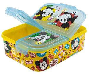 Stor Pudełko na drugie śniadanie Mickey, 19,5 x 16,5 x 6,7 cm