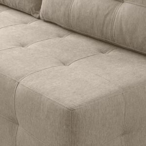 Sofa Rozkładana Kanapa z Funkcją Spania Dwuosobowa Do Salonu Beżowa MORANA