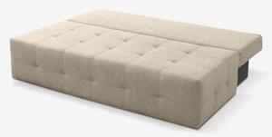 Sofa Rozkładana Kanapa z Funkcją Spania Dwuosobowa Do Salonu Beżowa MORANA
