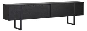 Czarna szafka pod TV 180x50x30 cm Onera – Kalune Design
