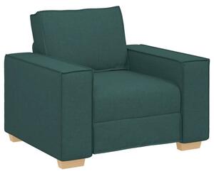 Sofa fotel ciemnozielony 100x78x84 cm tkanina