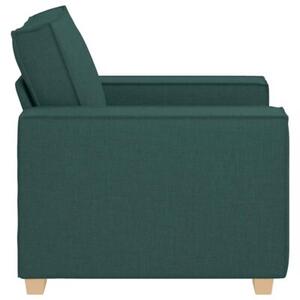 Sofa fotel ciemnozielony 100x78x84 cm tkanina