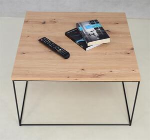 Industrialny stolik kawowy dąb artisan Z6-M66