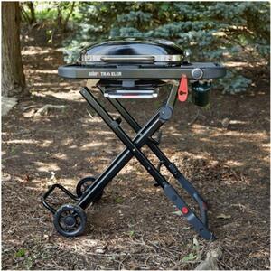 Grill ogrodowy gazowy WEBER Traveler Compact 1501747 Zamykany, żeliwny ruszt, półki boczne, termometr