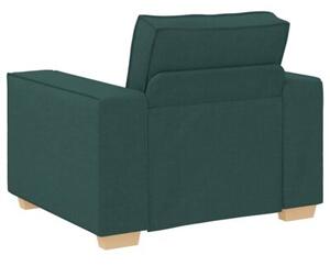 Sofa fotel ciemnozielony 100x78x84 cm tkanina