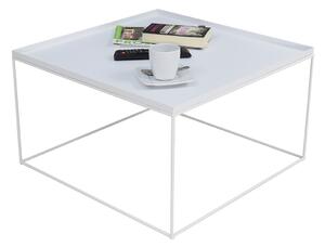 Biały stolik kawowy w stylu skandynawskim - Diros 4X