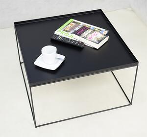 Czarny stolik kawowy w stylu loft H6-F69