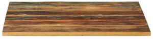 Kwadratowy blat stołu 60x60 cm, 15-16 mm, lite drewno z odzysku