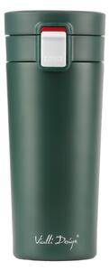 Zielony podróżny kubek termiczny Vialli Design Fuori, 400 ml
