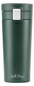 Zielony podróżny kubek termiczny Vialli Design Fuori, 400 ml