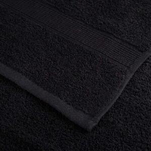 Ręczniki premium solund, 2 szt., czarne, 100x200 cm, 600 g/cm²