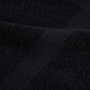 Ręczniki premium solund, 2 szt., czarne, 100x200 cm, 600 g/cm²