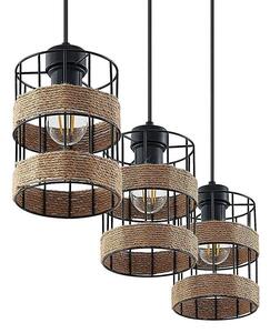 Lindby - Espinia 3 Lampa Wisząca Black