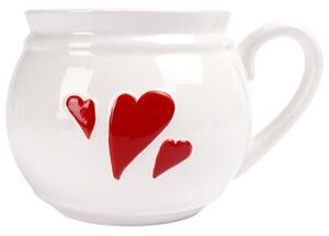 Kubek ceramiczny SERCE 800 ml
