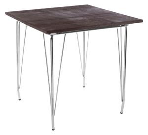 Stół z litego drewna wiązu ø 80 cm District – Premier Housewares
