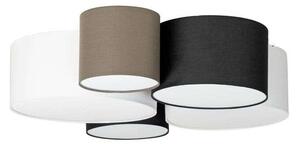 Lindby - Lettie 5 Lampa Sufitowa Grey/Black/White