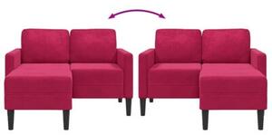 Sofa 2-osobowa z szezlongiem w ksztaÅcie litery l