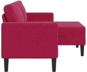 Sofa 2-osobowa z szezlongiem w ksztaÅcie litery l