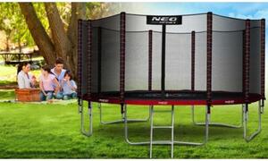 Trampolina NEO-SPORT NS-15Z241 FI 465 cm Czarno-czerwony