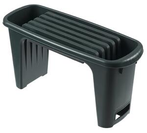 Nature Taboret ogrodowy 2 w 1, 65,5 x 25 x 34 cm, zielony