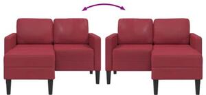 Sofa 2-osobowa z szezlongiem w ksztaÅcie litery l