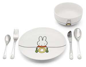 Porcelanowy zestaw naczyń dla dzieci 6 szt. Miffy – Zilverstad