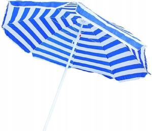 Niebiesko-biały parasol plażowy BEACH 160 cm