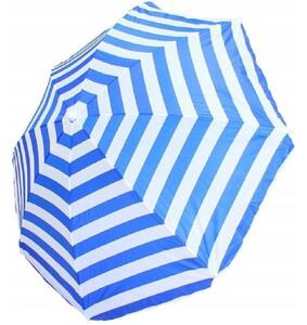 Niebiesko-biały parasol plażowy BEACH 160 cm