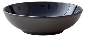 Czarna/niebieska kamionkowa miska 1 l Gastro Dark Blue/Black – Bitz