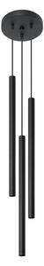Czarna metalowa lampa wisząca ø 20 cm Fideus – Sollux