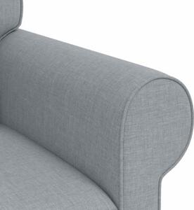 ModuÅowa kanapa w minimalistycznym stylu jasnoszara