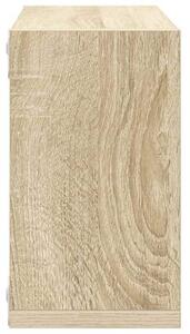 Półki ścienne kostki, 6 szt., dąb sonoma, 26x15x26 cm
