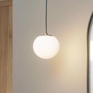 Lampa wisząca szklana Bidolo Lucande, możliwość ściemniania, mosiężny / złoty, łazienka, szkło