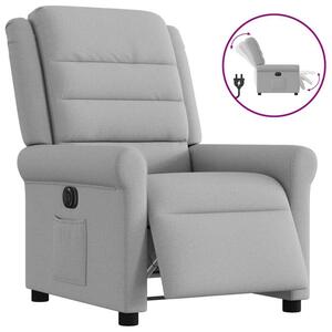 Elektryczny fotel rozkÅadany cloud grey fabric