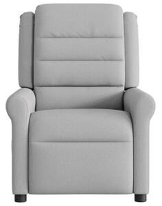 Elektryczny fotel rozkÅadany cloud grey fabric