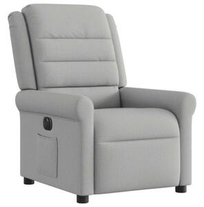 Elektryczny fotel rozkÅadany cloud grey fabric