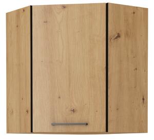 Szafka kuchenna wisząca górna narożna MODENA 58x58 GN-72 1F Dąb Artisan