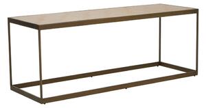 Brązowy/w naturalnym kolorze stolik z blatem w dekorze dębu 40x120 cm Grenoble – Premier Housewares