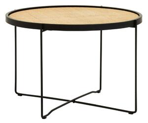 Rattanowy okrągły stolik w naturalnym kolorze ø 60 cm Depok – Premier Housewares