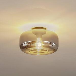 Lampa sufitowa Hildur Lindby, możliwość ściemniania, aluminiowy / szary / cynkowy, salon / jadalnia, szkło